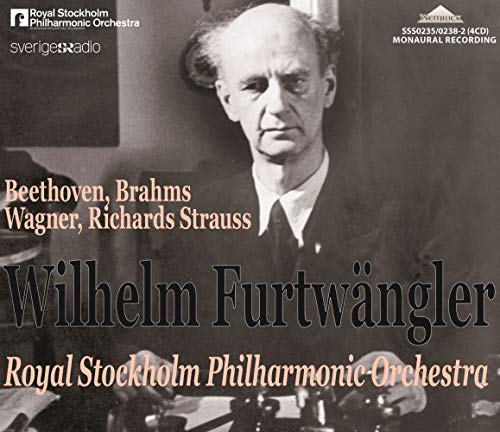 Wilhelm Furtwängler, Royal Stockholm Philharmonic Orchestra - Wilhelm Furtwangler / Stockholm Philharmonic : Beethoven, Brahms, R.Strauss, Wagner 1942-48 (4CD) - Import 4 CD