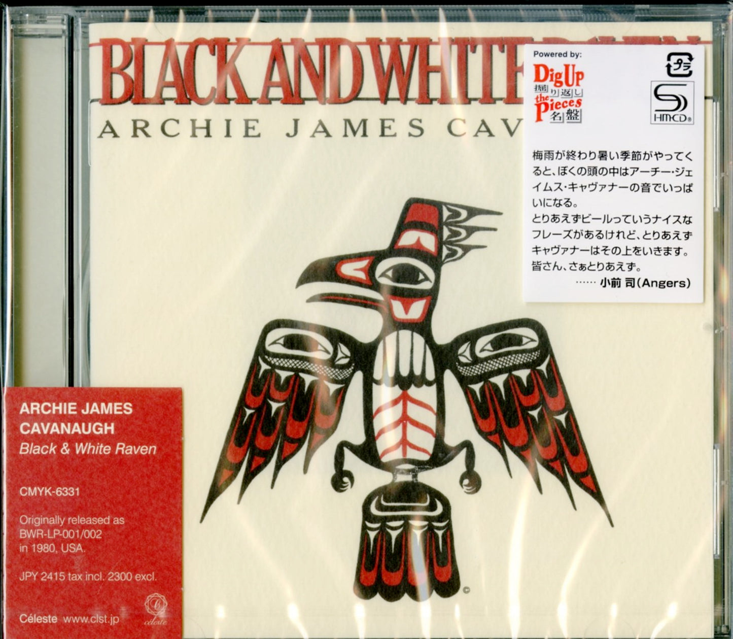 Archie James Cavanaugh - Black And White Raven - Japan SHM-CD
