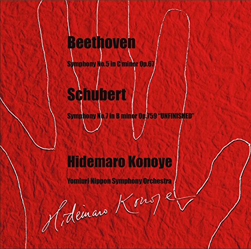 Beethoven Symphony No.5, Schubert Symphony No.8 : Hidemaro Konoe / Yomiuri Nippon Symphony Orchestra‐Beethoven (1770-1827) - Japan CD