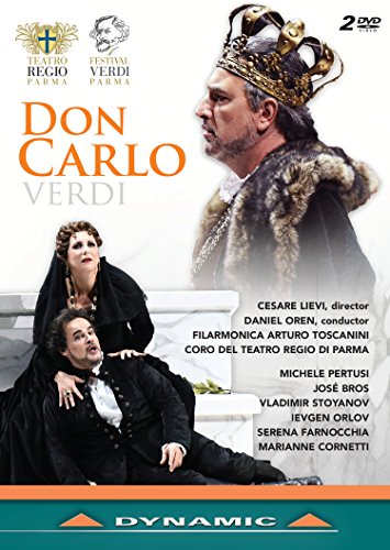 Daniel Oren, Arturo Toscanini Philharmonic Orchestra - Verdi (1813-1901) Don Carlo : Lievi, Oren / A.Toscanini Po, Bros, Pertusi, Farnocchia, Stoyanov, Etc (2016 Stereo)(2Dvd) - Import 2 DVD