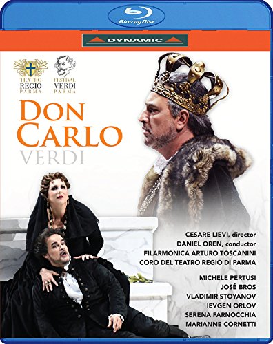 Verdi (1813-1901) - Don Carlo : Lievi, Oren / A.Toscanini Po, Bros, Pertusi, Farnocchia, Stoyanov, etc (2016 Stereo) - Import Blu-ray Disc