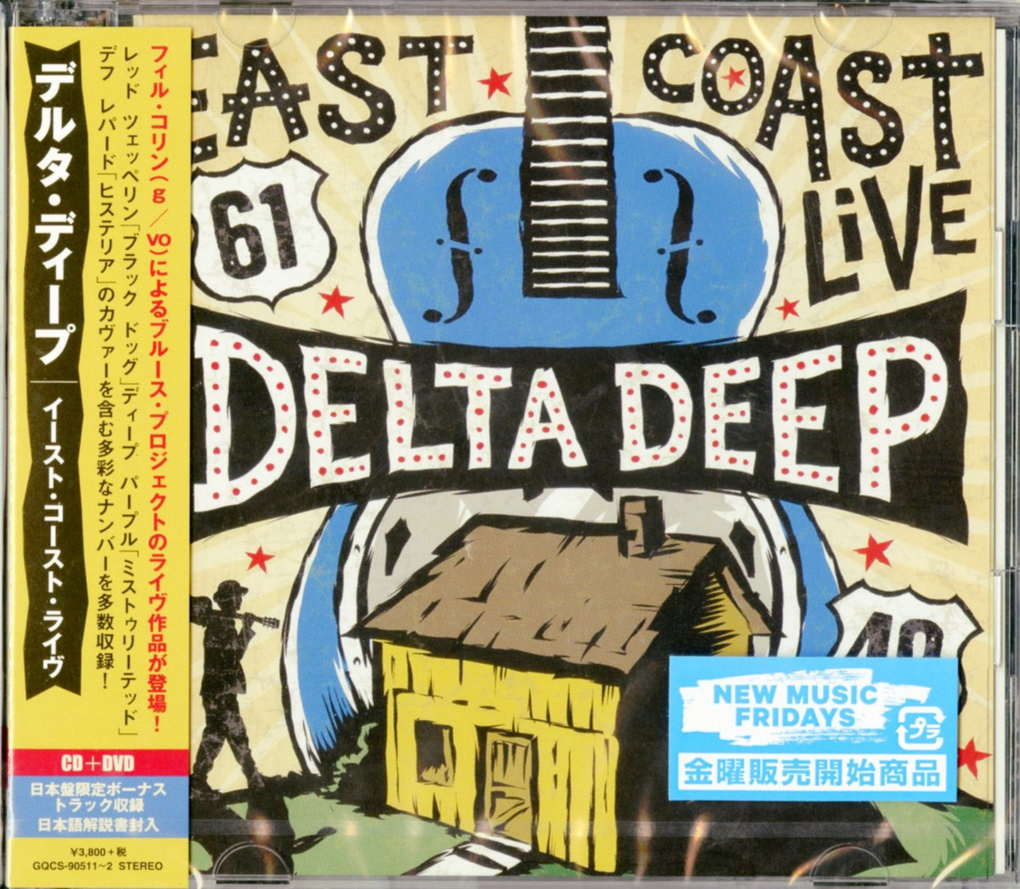 Delta Deep - East Coast Live - Japan CD+DVD Bonus Track Limited Edition