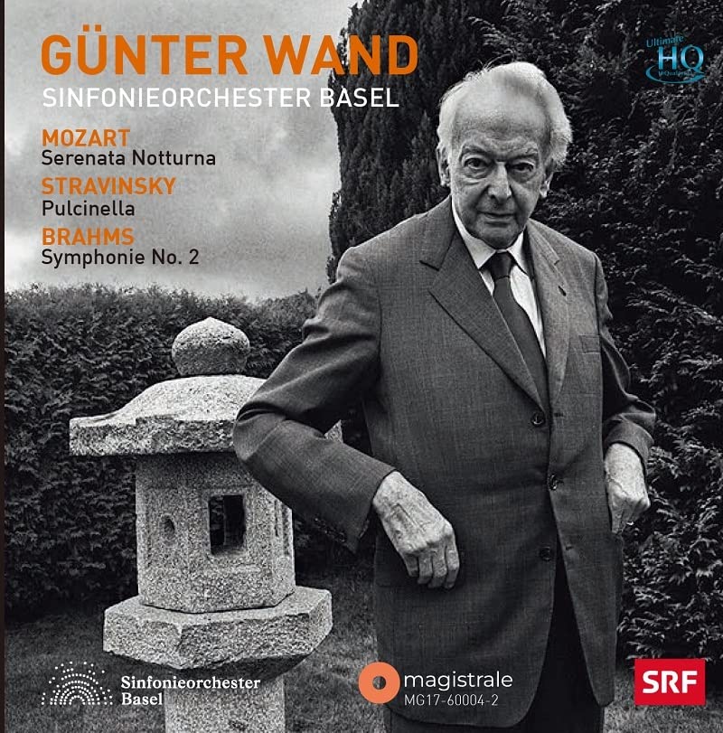 Brahms (1833-1897) - Brahms Symphony No.2, Stravinsky Pulcinella Suite, Mozart Serenata notturna : Gunter Wand / Basel Symphony Orchestra (1975 Stereo)(UHQCD) - Import UHQCD