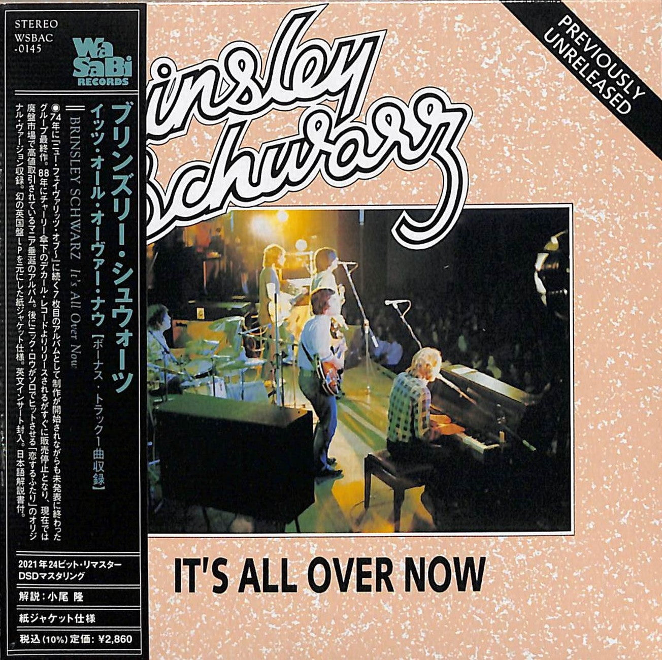 Brinsley Schwarz - It'S All Over Now - Japan Mini LP CD Bonus Track