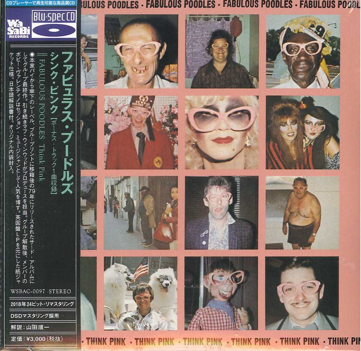 Fabulous Poodles - Think Pink - Japan Mini LP Blu-spec CD Bonus Track