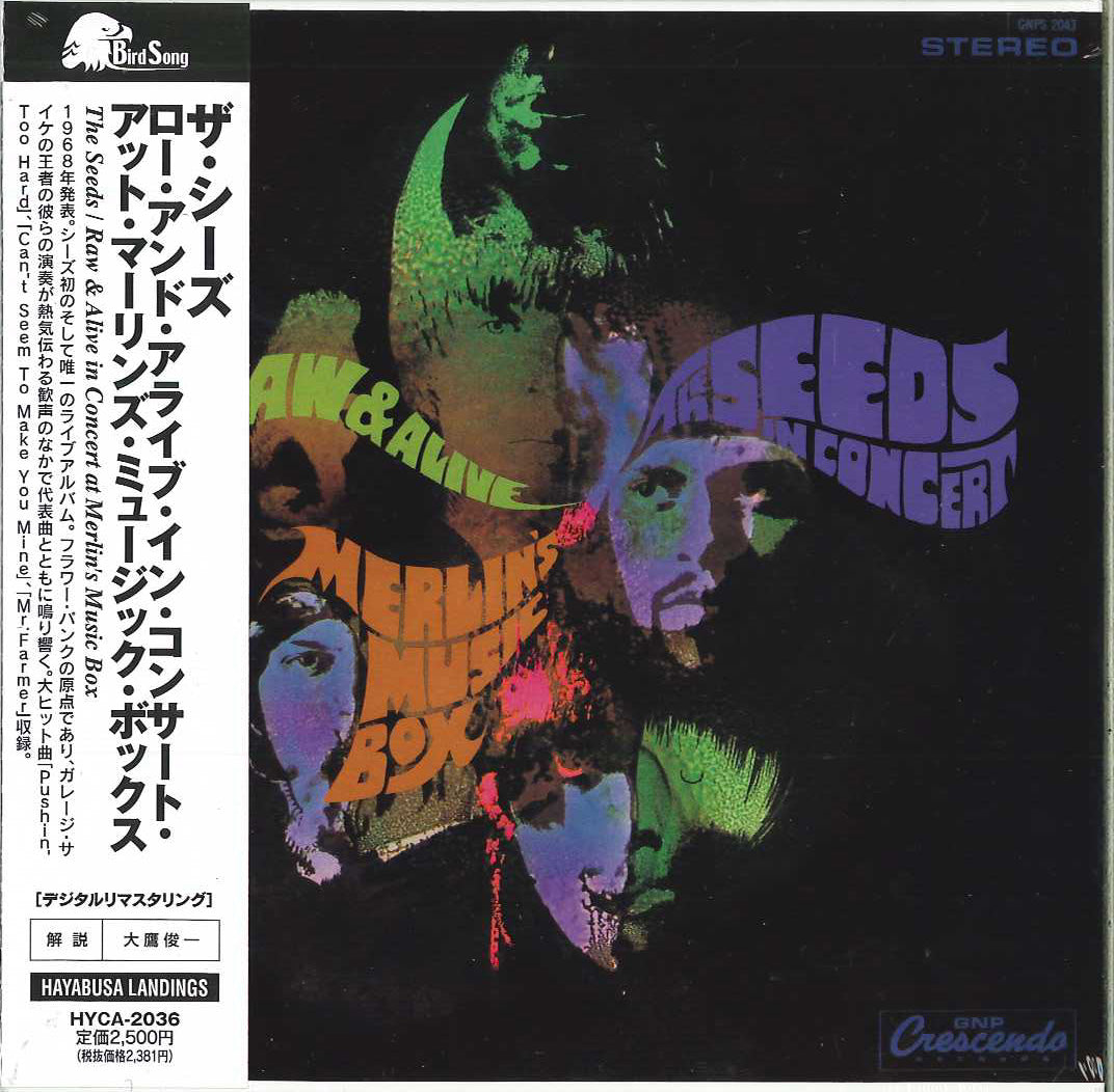 The Seeds - Raw & Alive In Concert At Merlin'S Music Box - Mini LP CD
