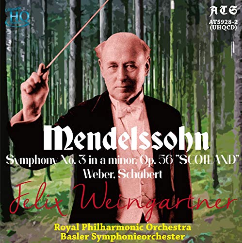 Mendelssohn (1809-1847) - Sym, 3, : Weingartner / Rpo +weber, Schubert: Basel So (Uhqcd) - Import UHQCD