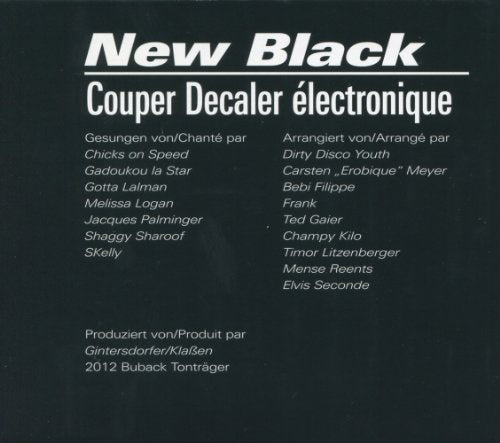 Various Artists - New Black Couper Decaler Electronique - Import Japan Ver CD