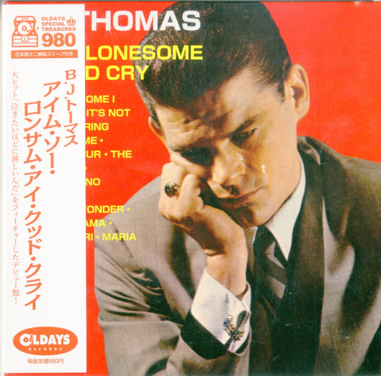 B.J. Thomas - Im So Lonesome I Could Cry - Japan  Mini LP CD Bonus Track