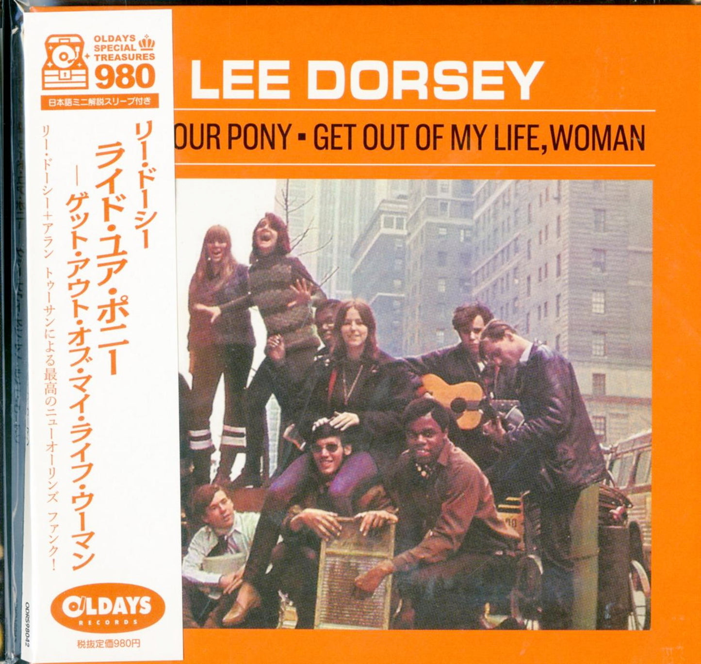 Lee Dorsey - Ride Your Pony Get Out Of My Life Woman - Japan Mini LP CD Bonus Track
