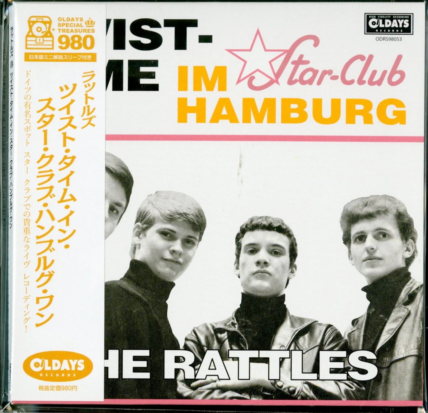 The Rattles - Twist Time Im Star Club Hamburg - Japan Mini LP CD