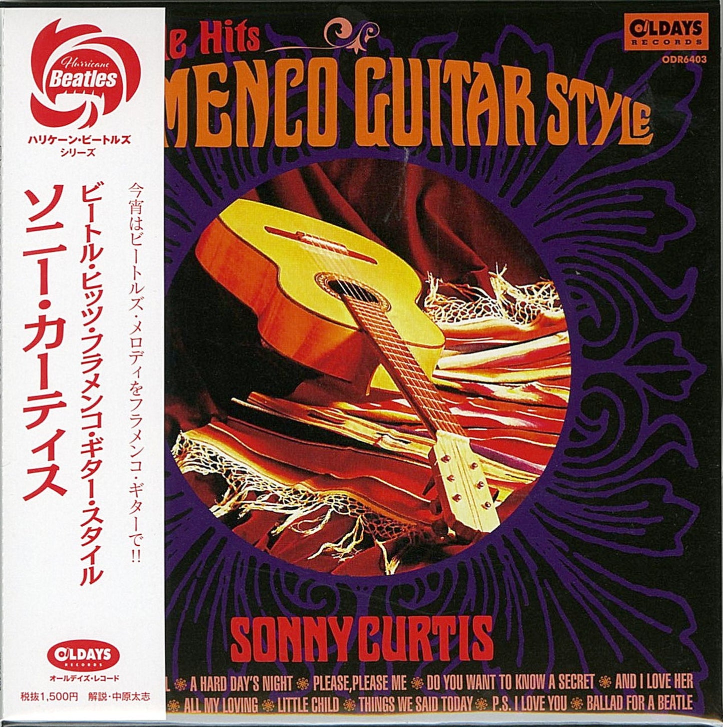 Sonny Curtis - Beatle Hits Flamenco Guitar Style - Japan Mini LP CD Bonus Track