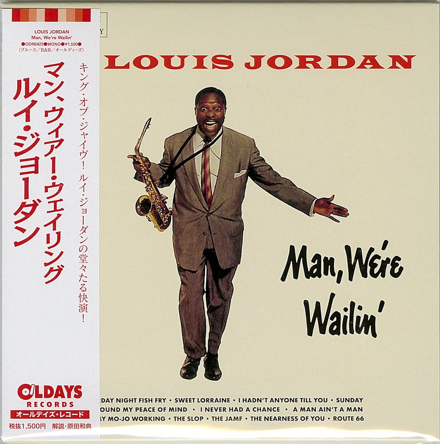 Louis Jordan - Man. We'Re Wailin' - Japan Mini LP CD