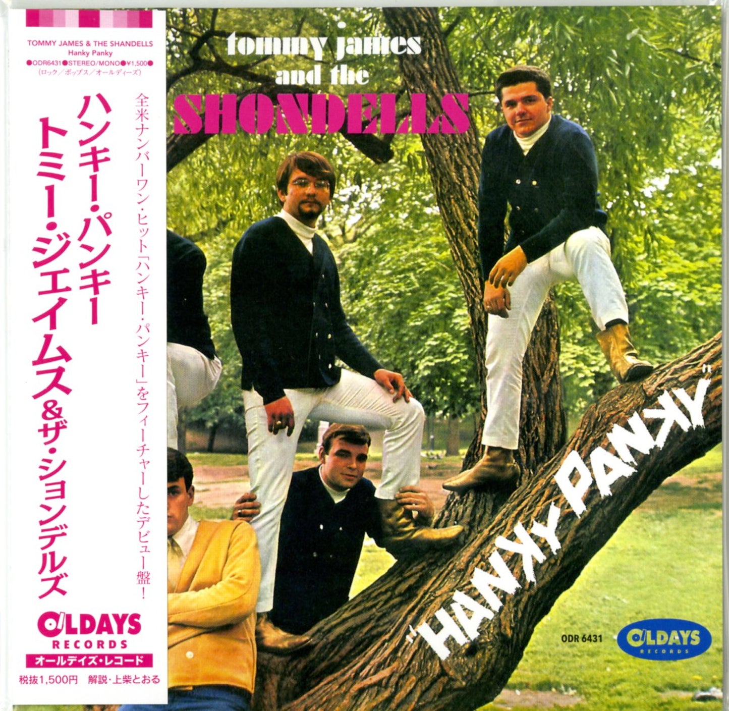 Tommy James & The Shandells - Hanky Panky - Japan Mini LP CD Bonus Track