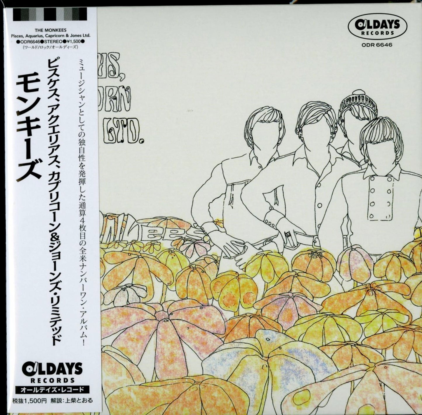 The Monkees - Pisces. Aquarius. Capricorn & Jones Ltd - Japan Mini LP CD Bonus Track