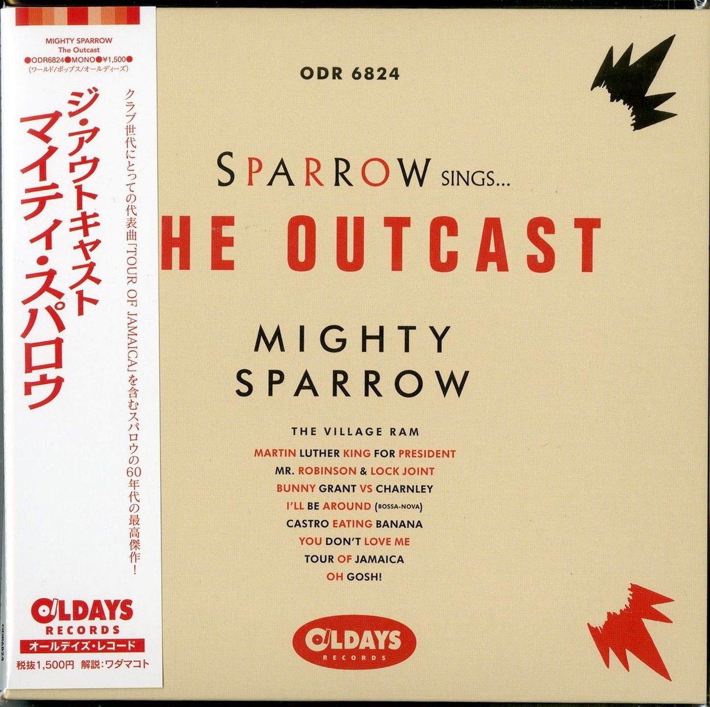 Mighty Sparrow - The Outcast - Japan Mini LP CD