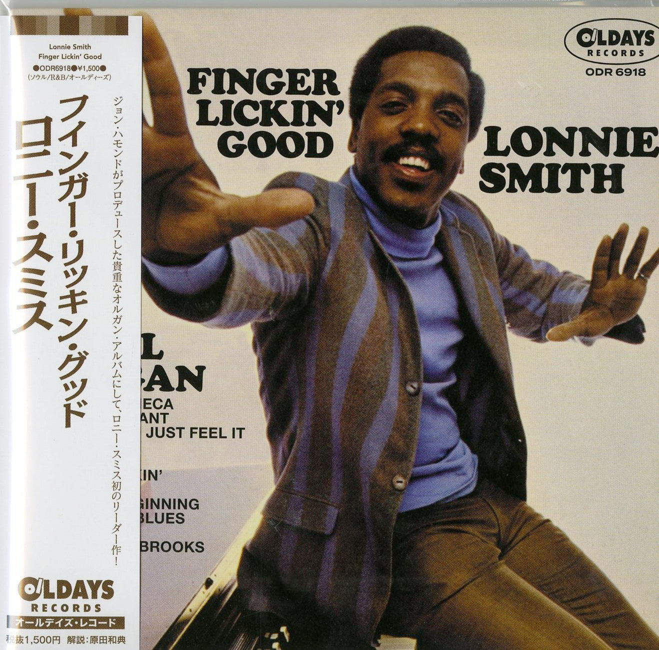 Lonnie Smith - Finger Lickin' Good - Japan Mini LP CD Bonus Track