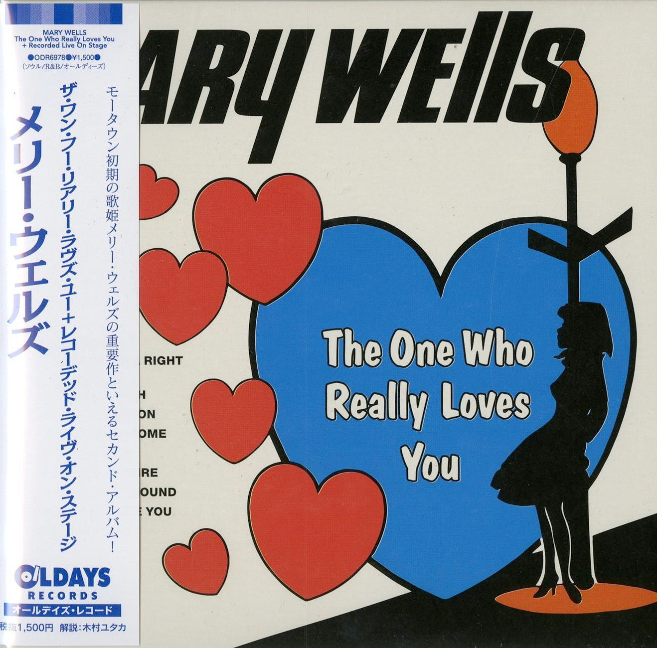 Mary Wells - The One Who Really Loves You + Recorded Live On Stage - Japan Mini LP CD Bonus Track