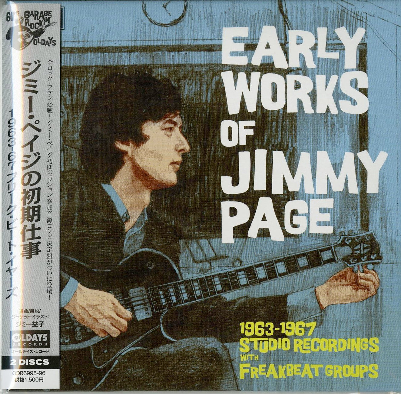 V.A. - Early Works Of Jimmy Page 1963-1967 Studio Recordings With Freakbeat Groups - Japan 2 Mini LP CD