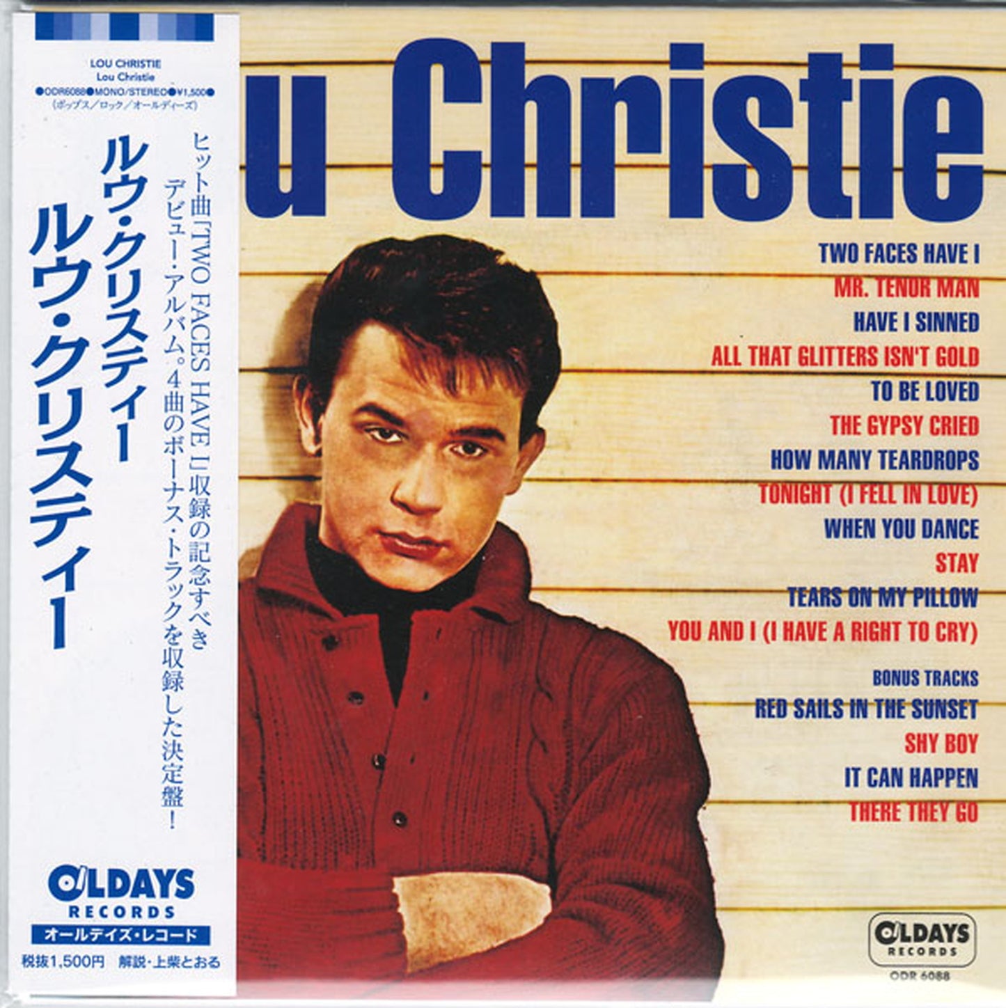 Lou Christie - S/T - Japan Mini LP CD Bonus Track