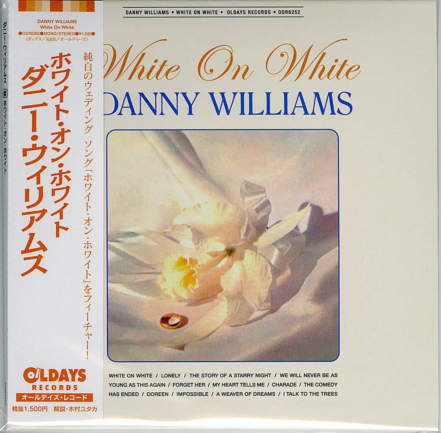 Danny Williams - White On White - Japan Mini LP CD Bonus Track