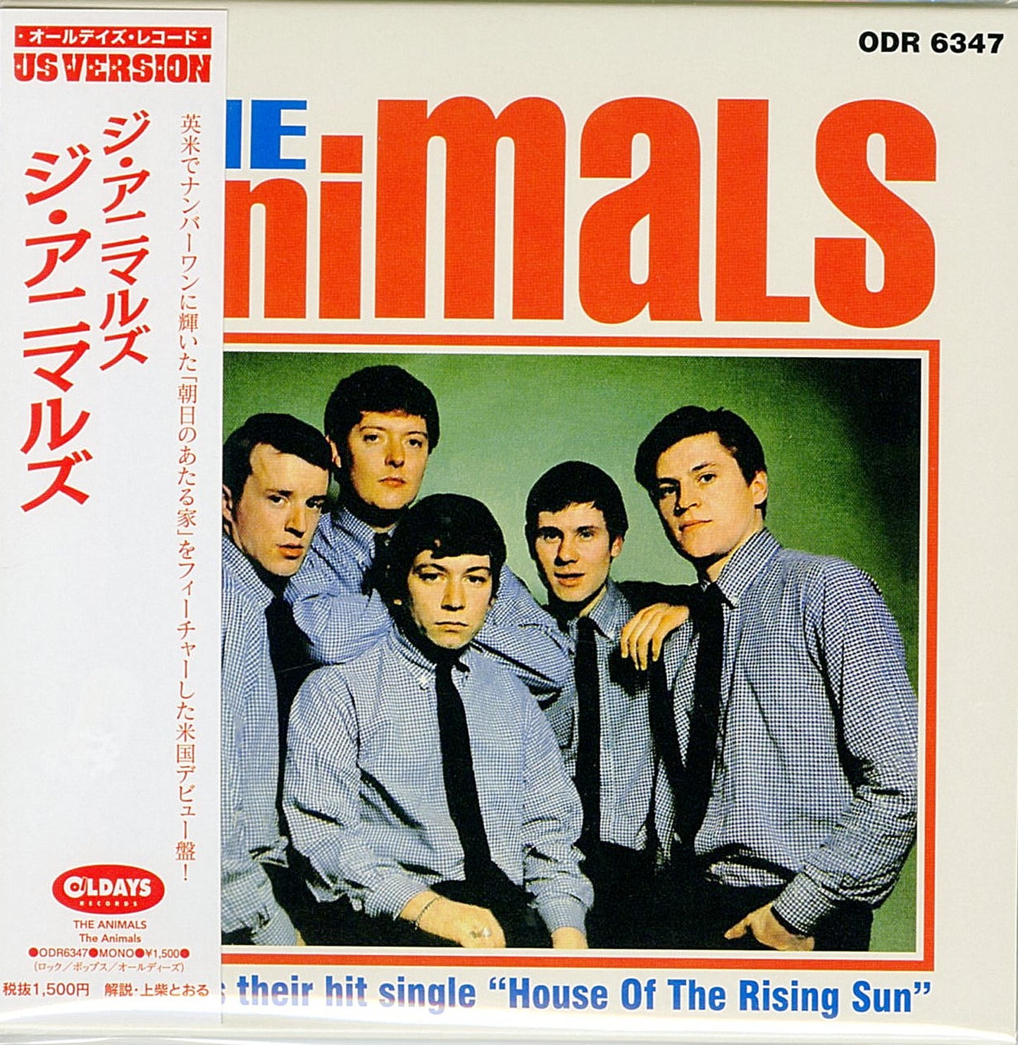 The Animals - S/T - Japan Mini LP CD