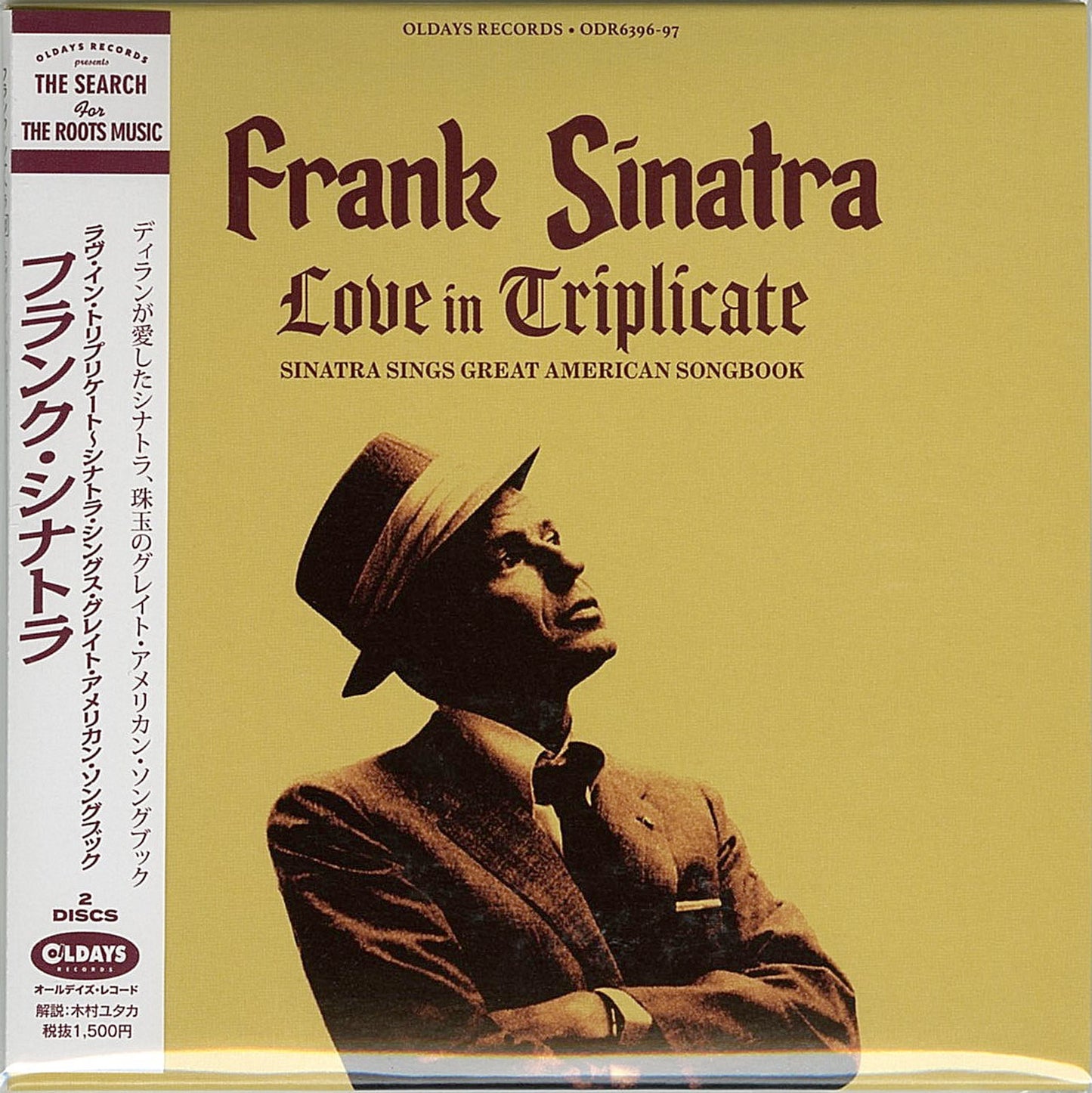 Frank Sinatra - Love In Triplicate Sinatra Sings Great American Songbook - Japan 2 Mini LP CD