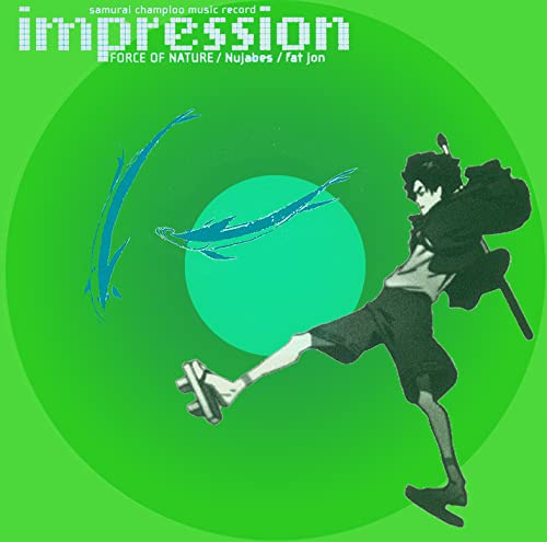 Nujabes, Force Of Nature, Fat Jon - Samurai Champloo Music Record Impression - Japan Vinyl Record Ltd/Ed