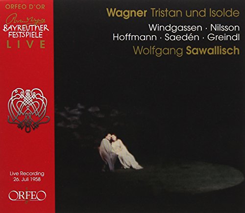 Wagner (1813-1883) - Tristan und Isolde : Wolfgang Sawallisch / Bayreuther Festspiele, Wolfgang Windgassen, Birgit Nilsson, etc (1958 Monaural)(3CD) - Import 3 CD
