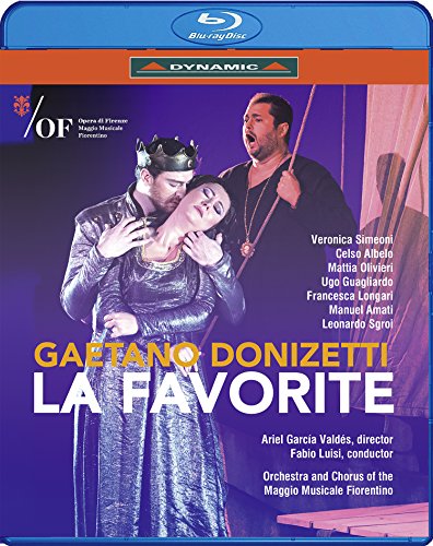 Fabio Luigi, Florence May Music Festival Orchestra - Donizetti (1797-1848) La Favorite : Garcia Valdes, Luisi / Fiorentino Maggio Musicale, Simeoni, Albelo, Olivieri, Guagliardo, Longari, Etc (2018 Stereo) - Import Blu-ray Disc