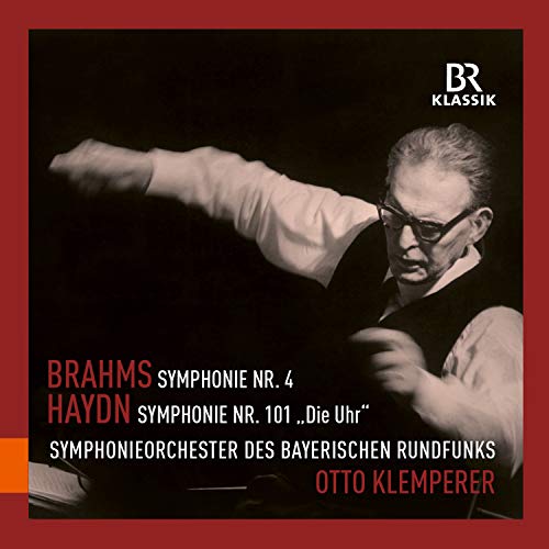 Brahms (1833-1897) - Brahms Symphony No.4, Haydn Symphony No.101 : Otto Klemperer / Bavarian Radio Symphony Orchestra (1957, 1956) - Import CD