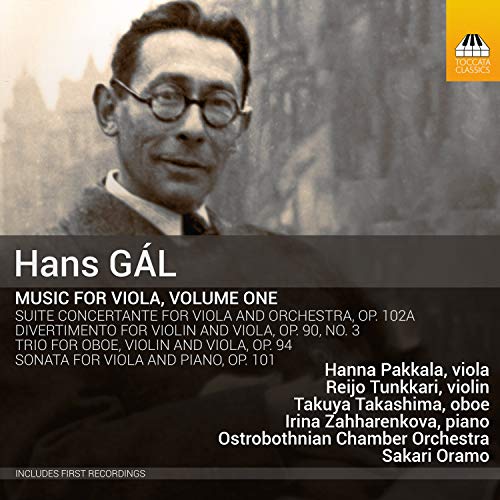 Gal, Hans (1890-1987) - Works For Viola Vol.1: Pakkala(Va) - Import CD