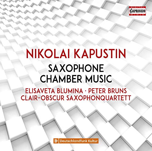 Kapustin, Nikolai (1937-2020) - Saxophone Chamber Music: Blumina(P)P.bruns(Vc)Clair-obscur Saxophone Quartet - Import CD