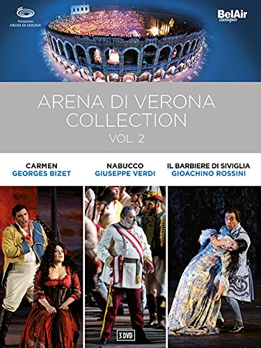 Various Artists (Classical) - Arena Di Verona Box Vol.2-bizet: Carmen, Verdi: Nabucco, Rossini: Il Barbiere Di Siviglia - Import 3 DVD Box