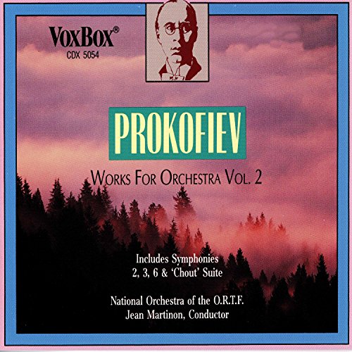 Prokofiev (1891-1953) - Symphonies Nos.2, 3, 6, etc : Jean Martinon / French National Radio Orchestra (2CD) - Import 2 CD
