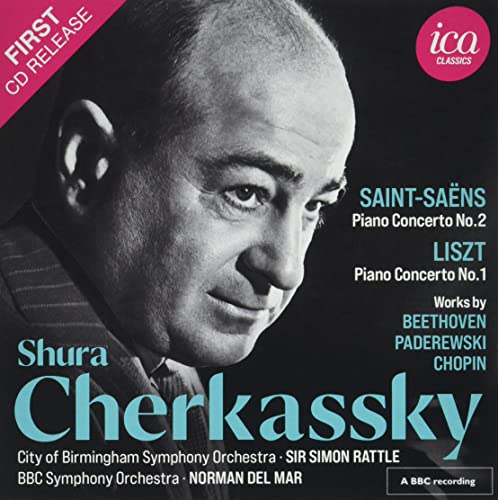 Saint-Saens (1835-1921) - Piano Concerto, 2, : Cherkassky(P)Rattle / City Of Birmingham So +liszt: Piano Concerto, 1, : Del Mar / Bbc So - Import CD