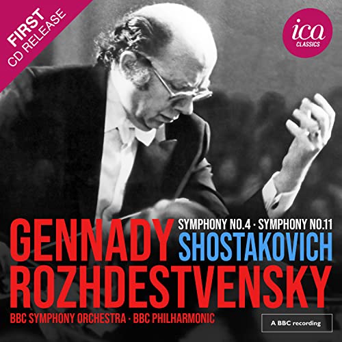 Shostakovich, Dmitri (1906-1975) - Symphonies Nos.4, 11 : Gennady Rozhdestvensky / BBC Symphony Orchestra, BBC Philharmonic(1978, 1997 Stereo Live)(2CD) - Import 2 CD