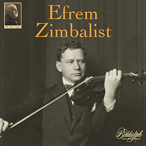 Efrem Zimbalist - Efrem Zimbalist : The Auer Legacy Vol.1 - Import CD