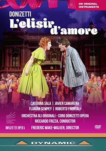Richard Wagner, Orchestra Le Origini, Caterina Sarrà, Havier Camarena. - Donizetti: Opera "The Elixir of Love" - Import DVD