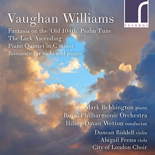 Vaughan Williams (1872-1958) - Piano Quintet, Fantasia on the Old 104th : Bebbington(P)Wetton / Royal Philharmonic, City of London Choir, etc - Import CD