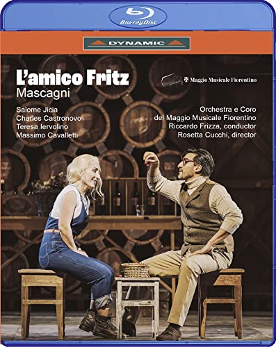 Mascagni, Pietro (1863-1945) - L'amico Fritz : Cucchi, Frizza / Maggio Musicale Fiorentino, Jicia, Castronovo, Iervolino, Cavalletti, etc (2022 Stereo) - Import Blu-ray Disc