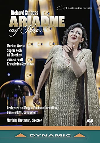 Strauss, Richard (1864-1949) - Ariadne auf Naxos : M.Hartmann, Daniele Gatti / Fiorentino Maggio Musicale, M.Werba, S.Koch, Glueckert, Stoyanova, etc (2022 Stereo) - Import DVD