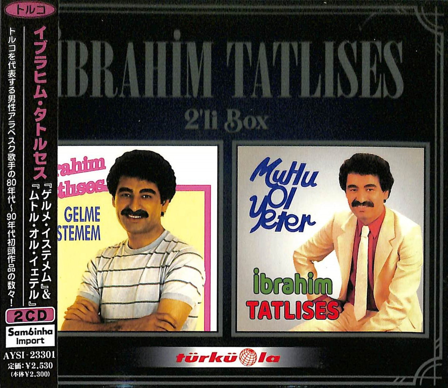 Ibrahim Tatlises - Gelem Istemem & Mutlu Ol Yeter - Import 2 CD
