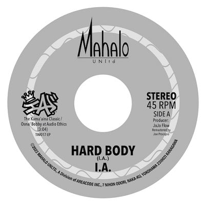 I.A. / Sons Of Wakea - Hard Body / Sons Of Wツkea Shine Forever Ft.I.a. - Japan Vinyl Record