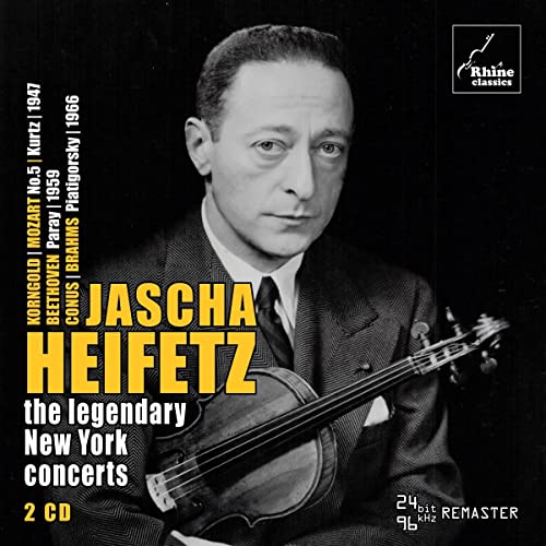Heifetz - Legendary New York Concerts - Import 2 CD