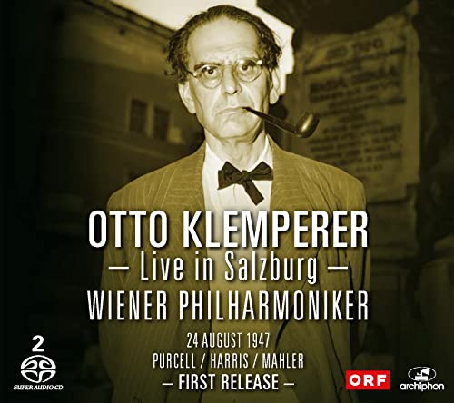 Mahler (1860-1911) - Otto Klemperer Live in Salzburg 1947 -Mahler Symphony No.4, Purcell, Roy Harris : Vienna Philharmonic, Hilde Guden (2SACD)(Hybrid) - Import Digipak 2 SACD Hybrid