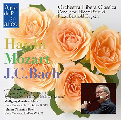 Haydn (1732-1809) - Haydn Symphonies Nos.4, 104, Mozart Flute Concerto No.1, J.C.Bach Flute Concerto : Hidemi Suzuki / Orchestra Libera Classica, Barthold Kuijken(Fl)(2CD) - Import 2 CD