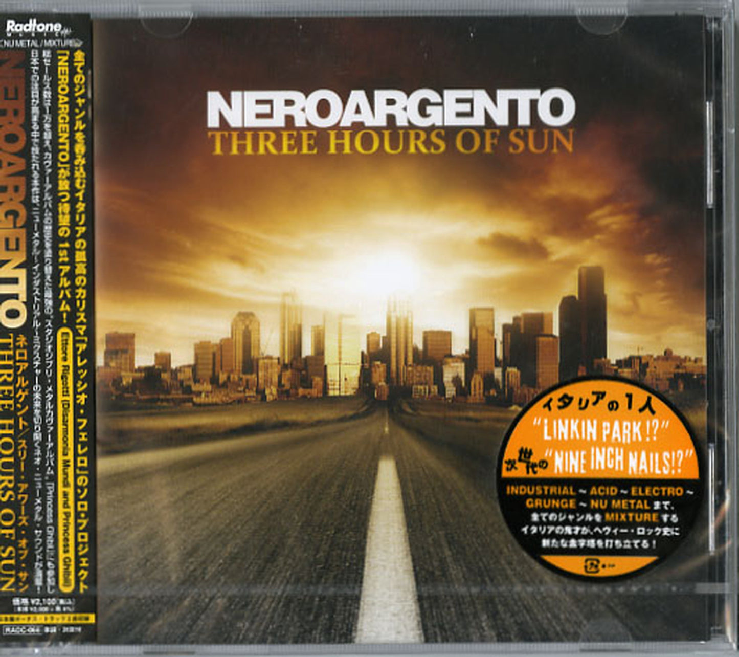 Neroargento - Three Hours Of Sun - Japan CD Bonus Track