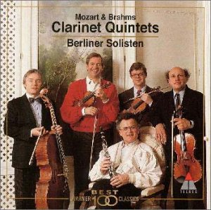 Berliner Solisten - MOZART,BRAHMS:CLARINET QUINTETS - Japan CD