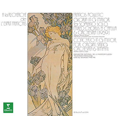 Gloria, Organ Concerto : Carteri(S)Durufle(Org)Pretre / French National Radio Orchestra & Choir‐Poulenc (1899-1963) - Japan CD